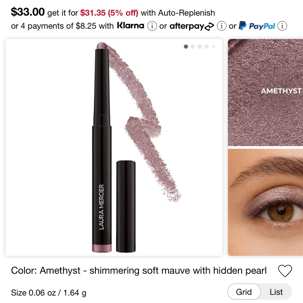 Laura Mercier - Caviar Stick Cream Eyeshadow - Amethyst